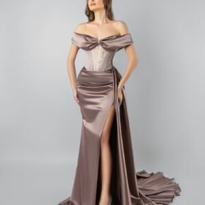 Corset dress with Long Train